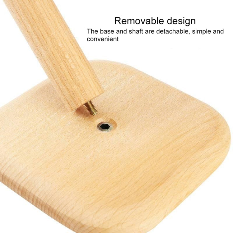 2 PCS Household Solid Wood Paper Roll Holder Kitchen Extended Vertical Absorbent Paper Rack