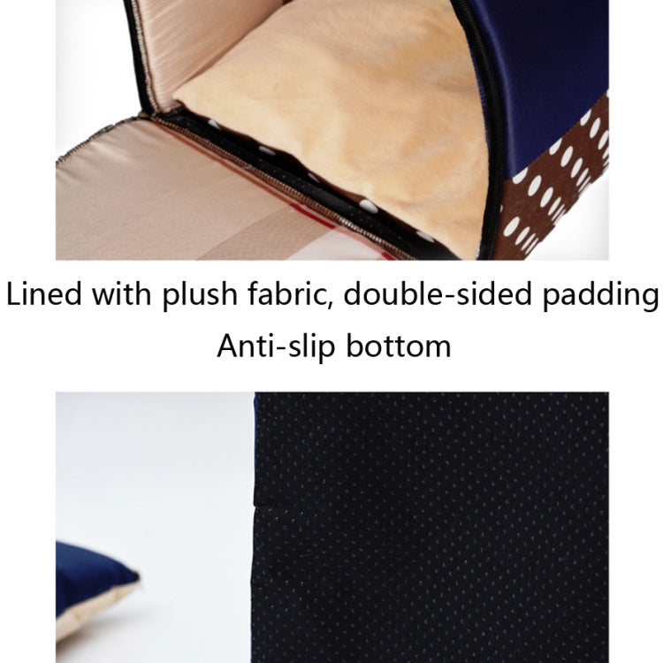 Dog Kennel Removable & Washable Pet Bed Autumn Winter Pet Supplies, Specification: S