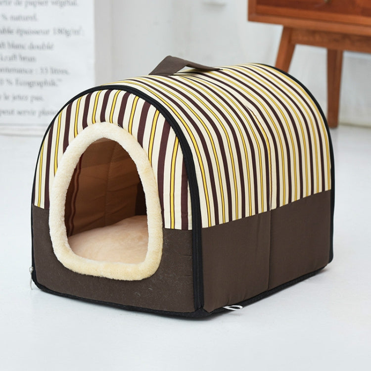 Dog Kennel Removable & Washable Pet Bed Autumn Winter Pet Supplies, Specification: M