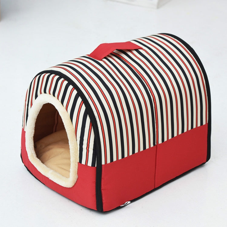 Dog Kennel Removable & Washable Pet Bed Autumn Winter Pet Supplies, Specification: M