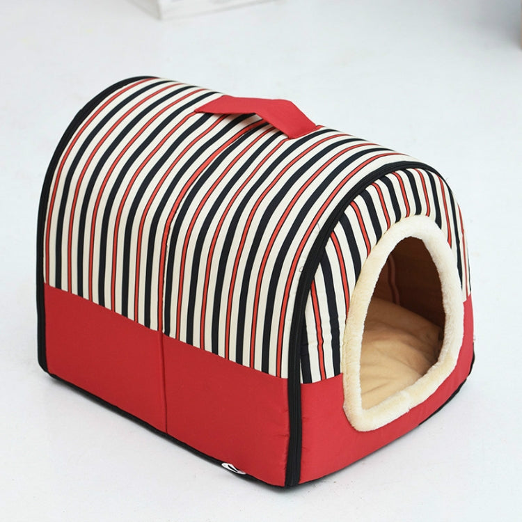Dog Kennel Removable & Washable Pet Bed Autumn Winter Pet Supplies, Specification: M