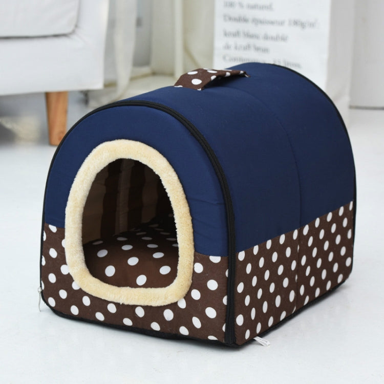 Dog Kennel Removable & Washable Pet Bed Autumn Winter Pet Supplies, Specification: M