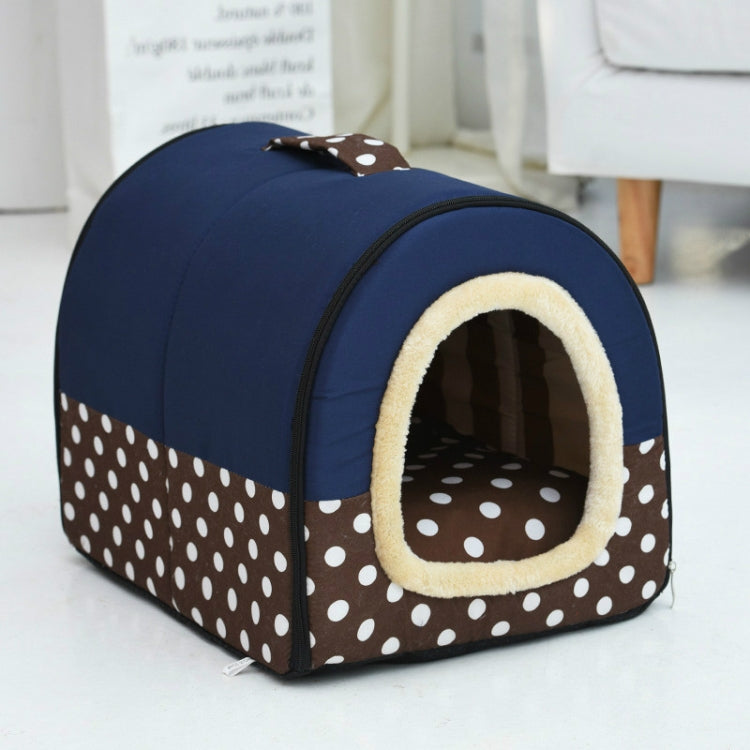 Dog Kennel Removable & Washable Pet Bed Autumn Winter Pet Supplies, Specification: M