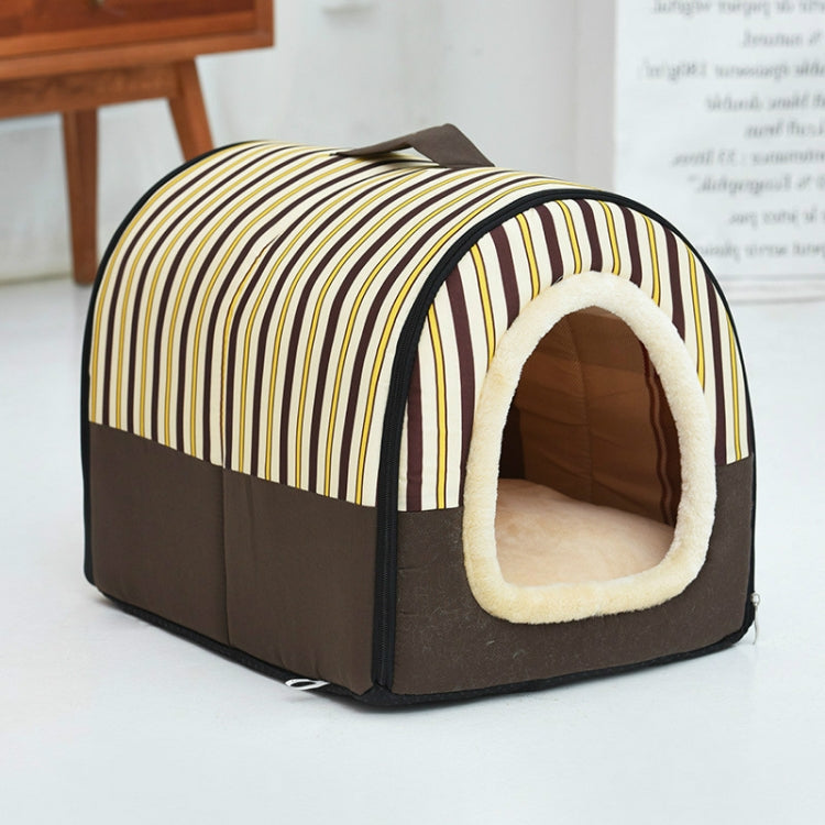 Dog Kennel Removable & Washable Pet Bed Autumn Winter Pet Supplies, Specification: L
