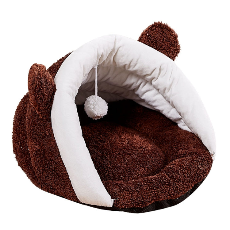 Pet Supplies Pet Bed Pet Mat Dog Cage Cat Sleeping Bag, Specification: M With Ears