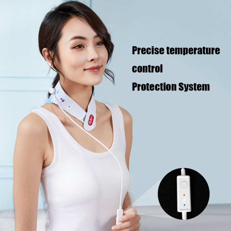 Graphene USB Far-infrared Electric Heating Neck with Cervical Spine and Neck Massager, Specification: DC Interface