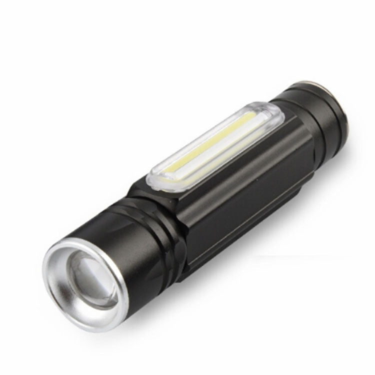 Aluminum Alloy Small Flashlight Tail With Magnet Usb Rechargeable Cob Mini Flashlight Zoom Light Flashlight