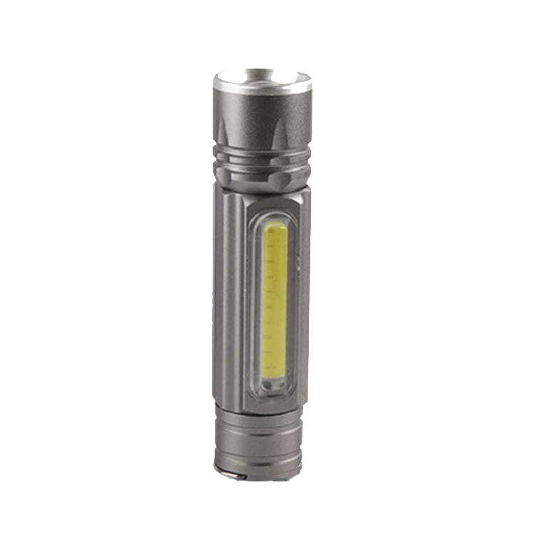 Aluminum Alloy Small Flashlight Tail With Magnet Usb Rechargeable Cob Mini Flashlight Zoom Light Flashlight
