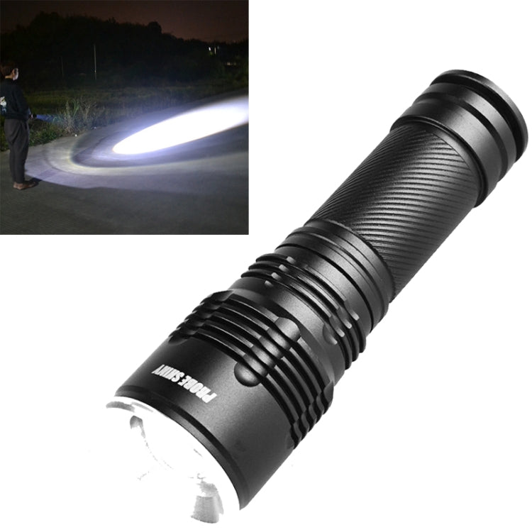 Strong Light Outdoor Waterproof Long-range Flashlight T6 Mini Rechargeable Zoom LED Flashlight