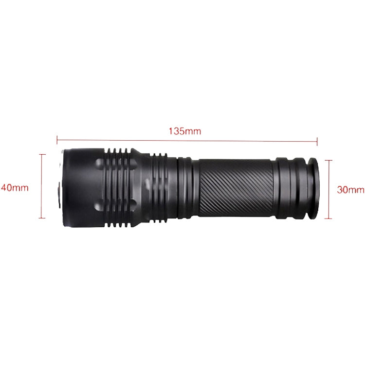 Strong Light Outdoor Waterproof Long-range Flashlight T6 Mini Rechargeable Zoom LED Flashlight
