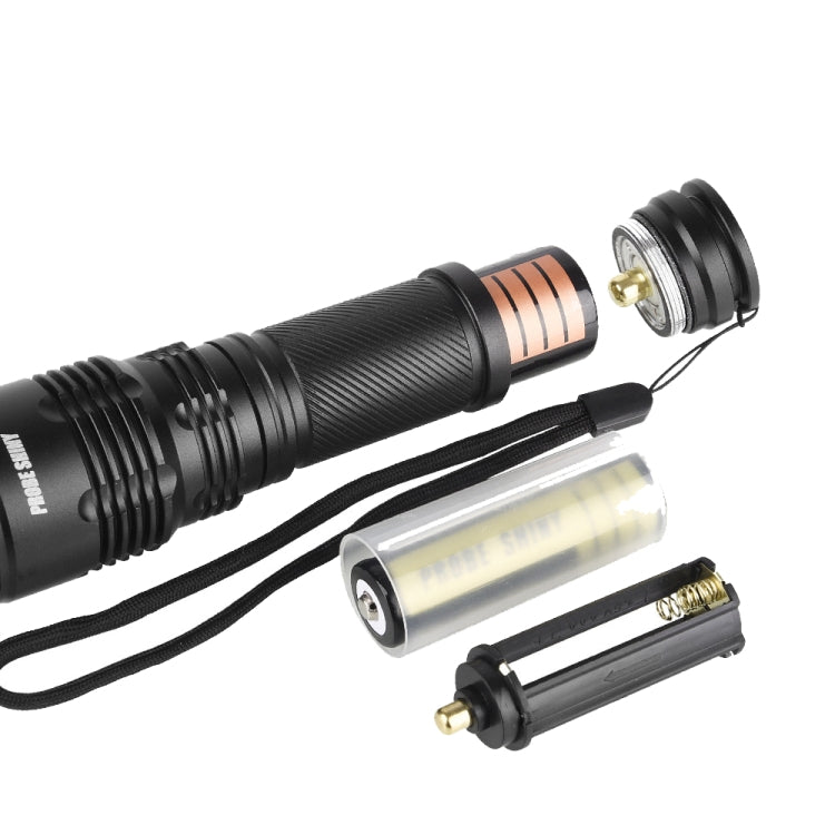 Strong Light Outdoor Waterproof Long-range Flashlight T6 Mini Rechargeable Zoom LED Flashlight