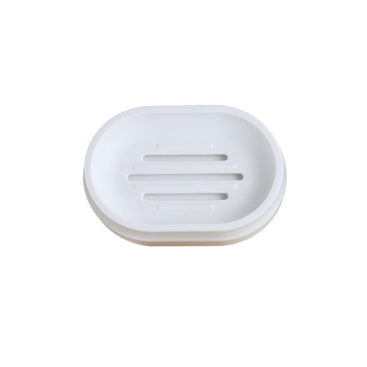 4 PCS Draining Double-layer Soap Shelf Travel Portable Soap Box, Colour: White