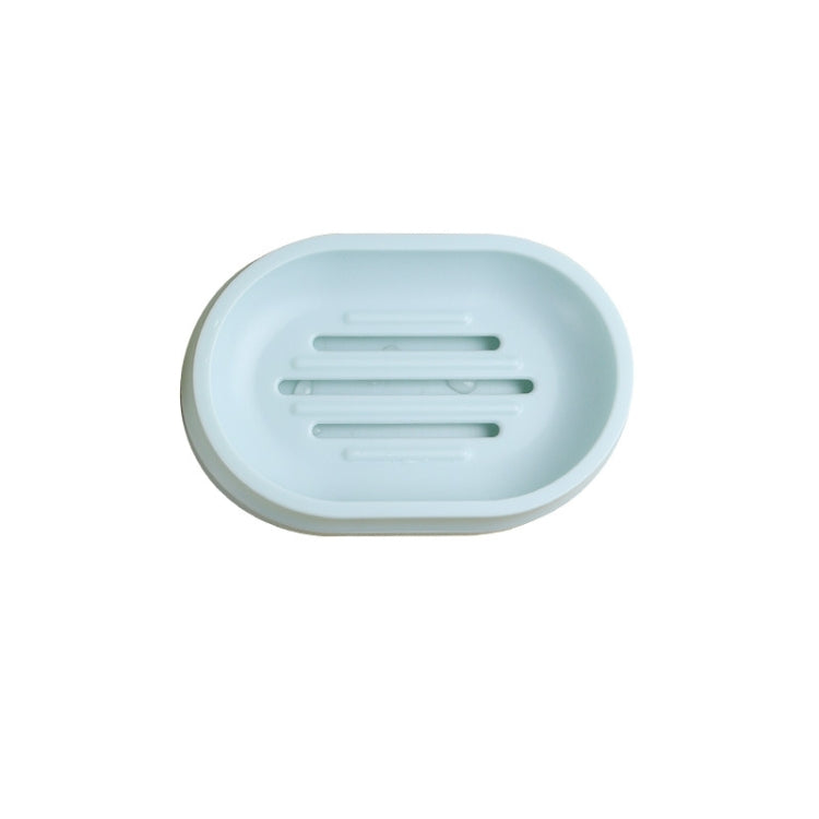 4 PCS Draining Double-layer Soap Shelf Travel Portable Soap Box, Colour: Blue