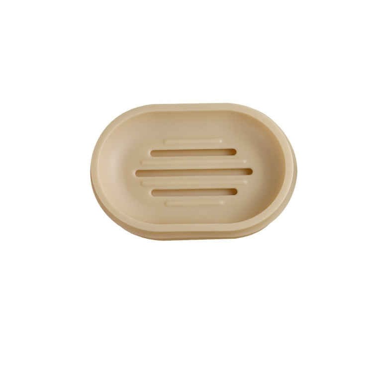 4 PCS Draining Double-layer Soap Shelf Travel Portable Soap Box, Colour: Light Yellow