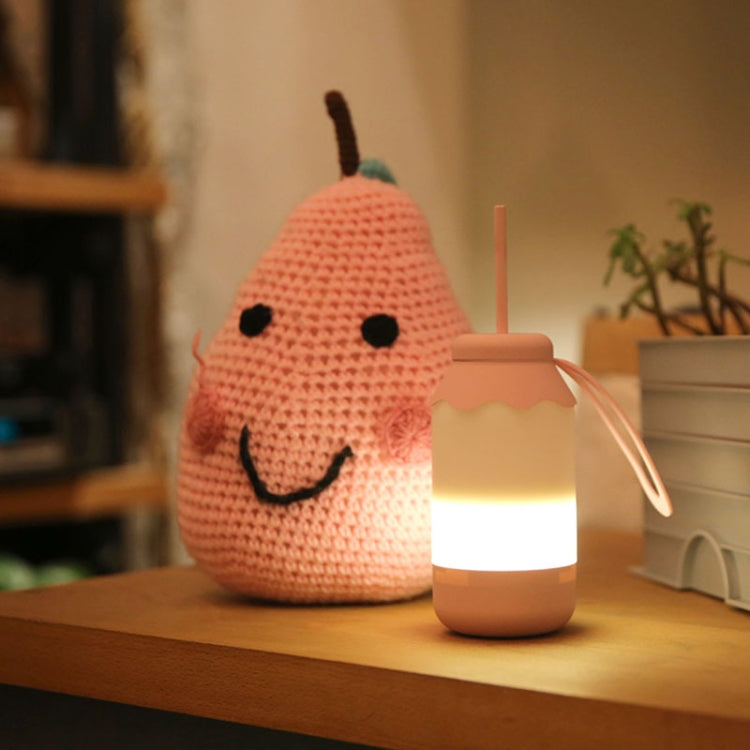 Creative Baby Bottle Lamp Silicone Portable Night Light