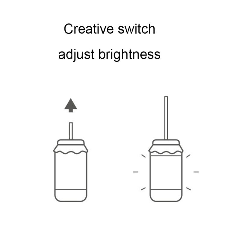 Creative Baby Bottle Lamp Silicone Portable Night Light