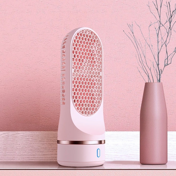 Automatic Shaking Head Tower Fan Desktop USB Charging Double Spiral Fan