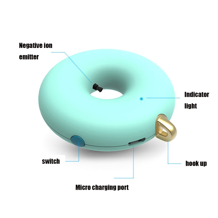 Hanging Neck Portable Negative Ion Air Purifier Portable Car Household Mini Formaldehyde Removal Smoke Purifier