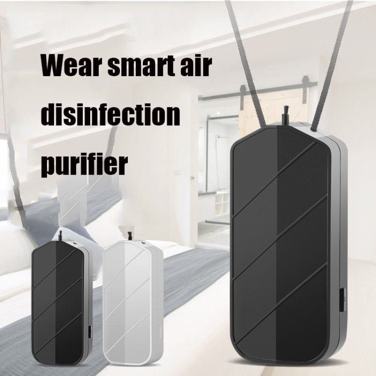 UVC Lamp Portable Air Purifier Car Home Negative Ion Hanging Neck Purifier, Style:UVC Antivirus