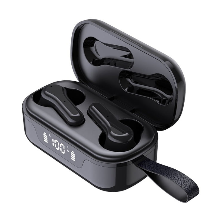 ANC Business Sports TWS Stereo Dual Ears Bluetooth V5.0+EDR Earphone with Charging Box