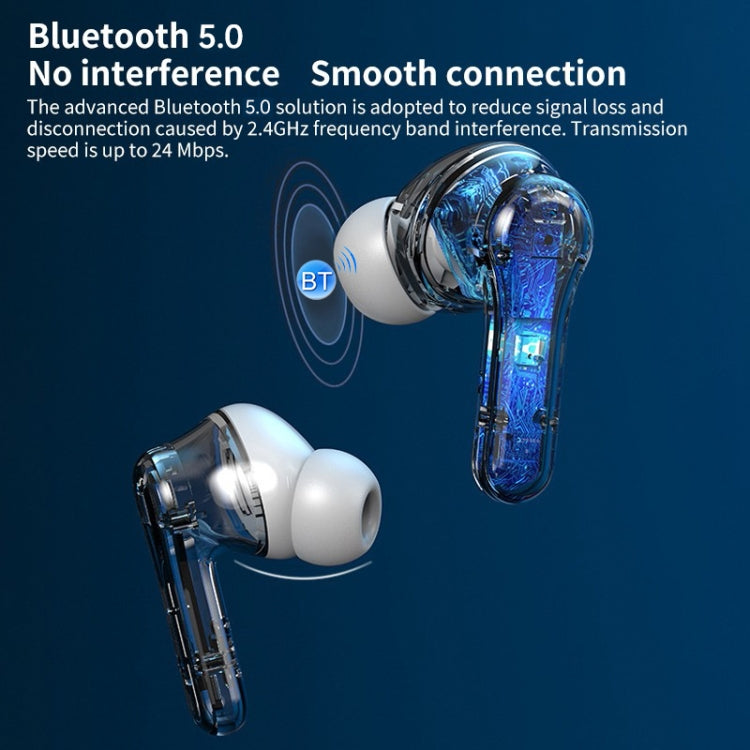 ANC Business Sports TWS Stereo Dual Ears Bluetooth V5.0+EDR Earphone with Charging Box