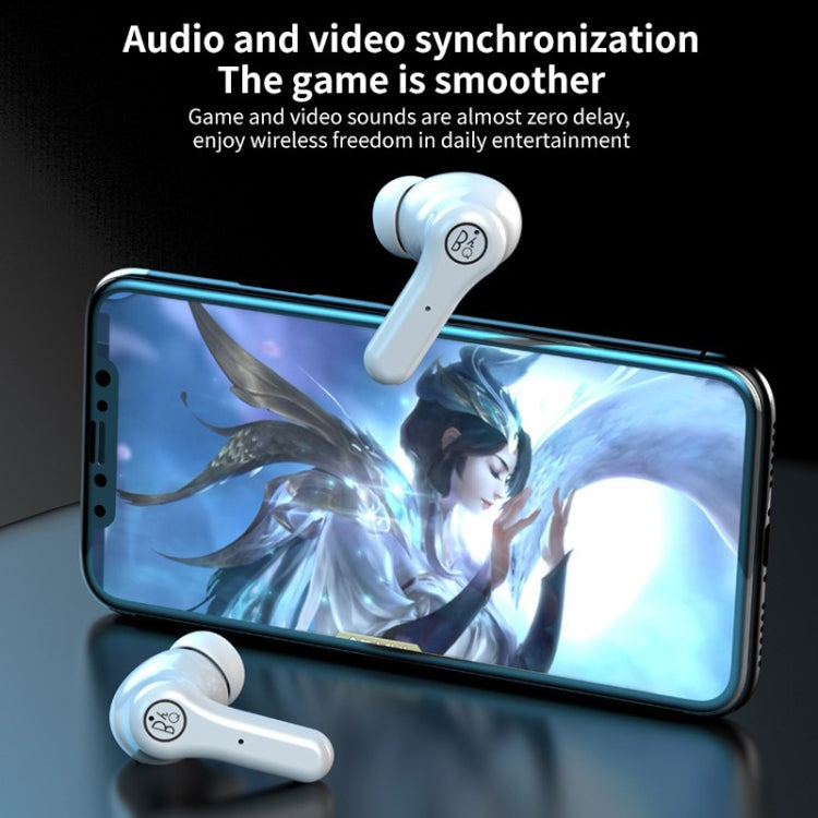 ANC Business Sports TWS Stereo Dual Ears Bluetooth V5.0+EDR Earphone with Charging Box