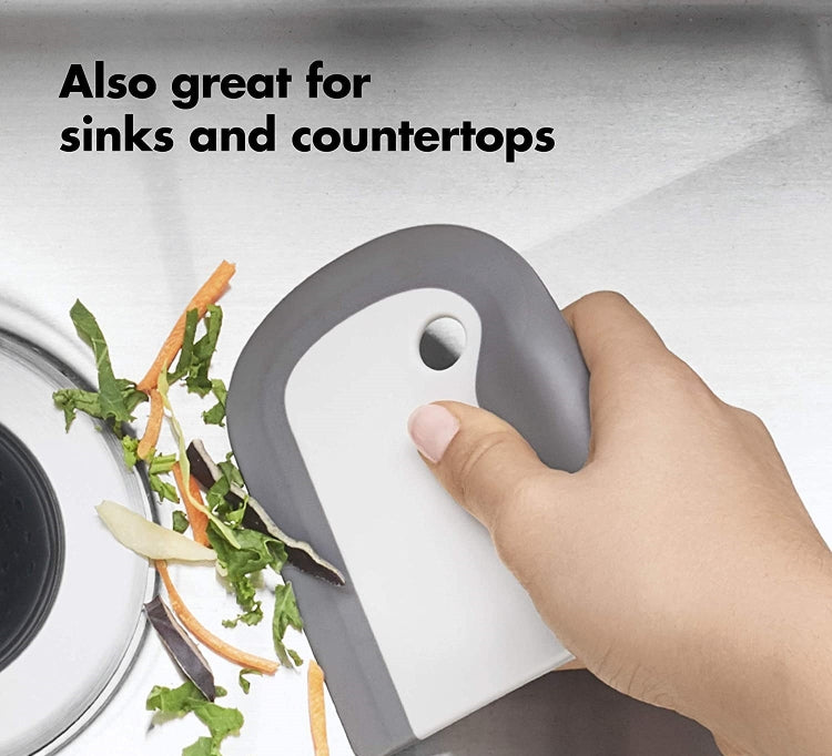 5 PCS  Kitchen Integrated Soft Rubber Scraper Plate Cleaning Tool