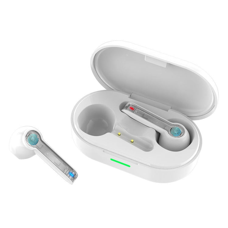 L32 Bluetooth Headset with Charging Compartment Stereo Wireless TWS 5.0 Touch Switch(White)