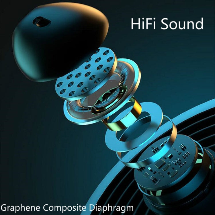 L32 Bluetooth Headset with Charging Compartment Stereo Wireless TWS 5.0 Touch Switch(White)