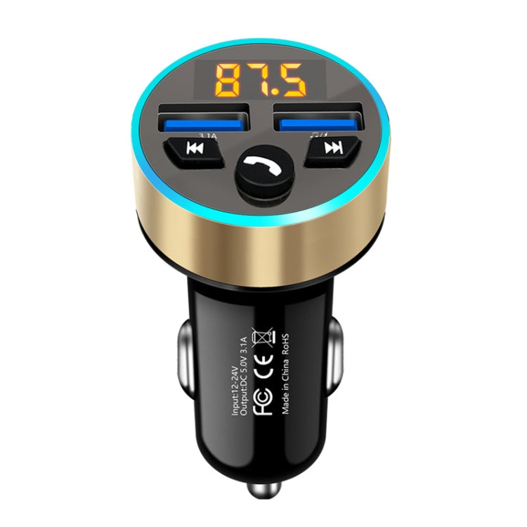 Halo Car MP3 Bluetooth Player Car Charger Car FM Transmitter 3.1A Car Charger