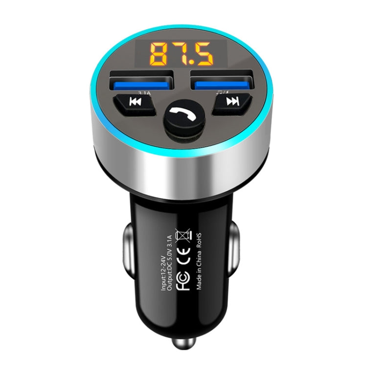 Halo Car MP3 Bluetooth Player Car Charger Car FM Transmitter 3.1A Car Charger