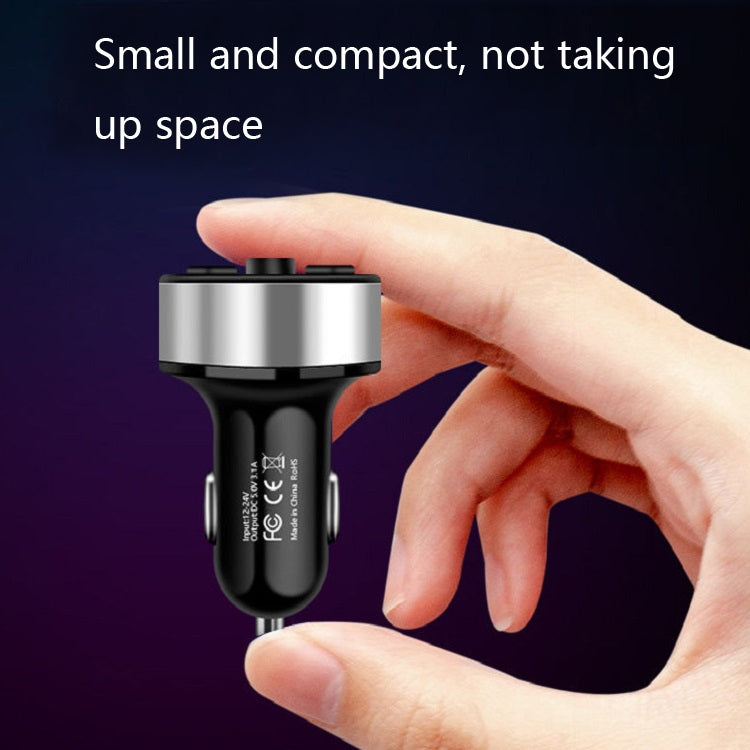 Halo Car MP3 Bluetooth Player Car Charger Car FM Transmitter 3.1A Car Charger