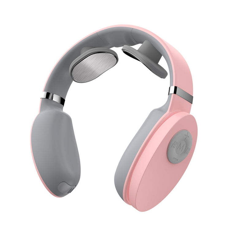 UDV Smart Shoulder and Cervical Spine Massager Hot Compress Electric Wave Pulse Neck Protector, Colour: Playful powder