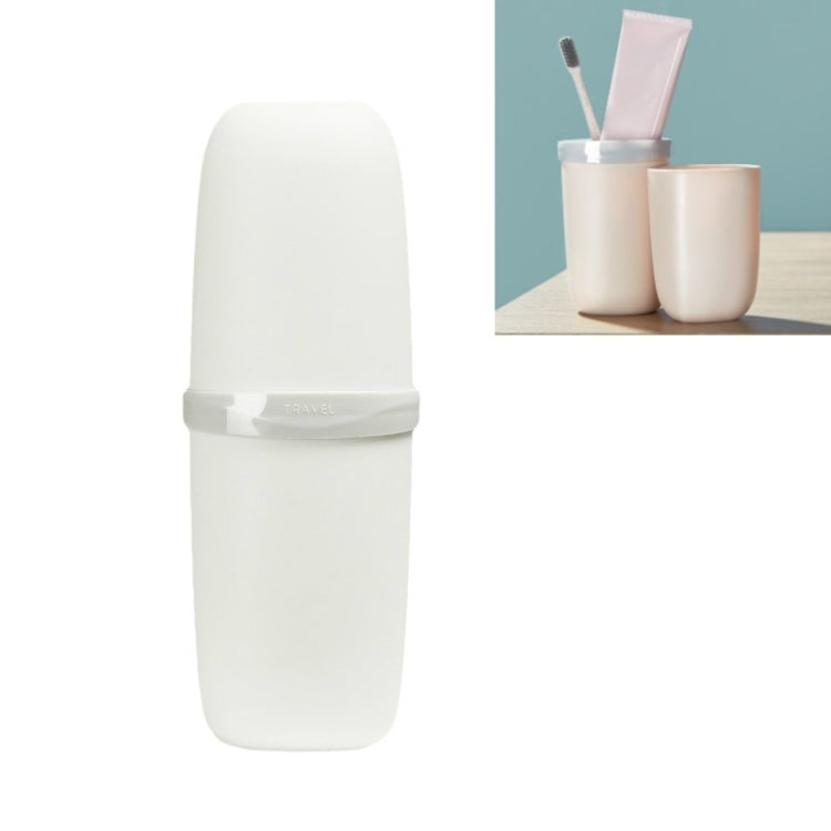 4 PCS Accompanying Cup Travel Portable Mouthwash Toothbrush Box