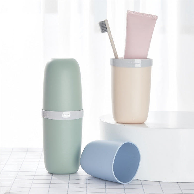 4 PCS Accompanying Cup Travel Portable Mouthwash Toothbrush Box