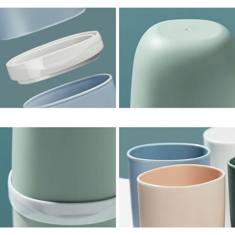 4 PCS Accompanying Cup Travel Portable Mouthwash Toothbrush Box