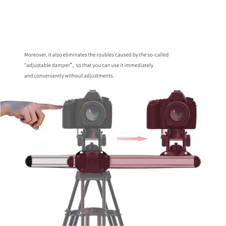 Micro 2 Slide Rail SLR Camera Mobile Phone Electric Time-lapse Photography Fluid Damping Track Slider