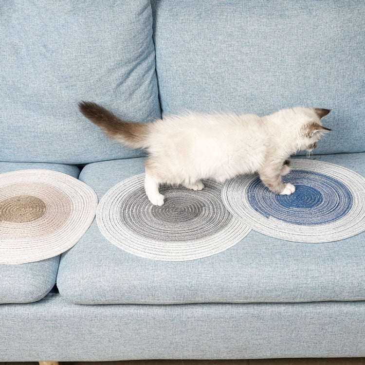 Pet Supplies Cat Scratching Board Hand-woven Ramie Grinding Pad