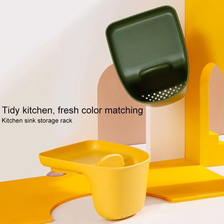 5 PCS Kitchen Sink Drain Storage Basket Suction Cup Shelf Kitchen Supplies