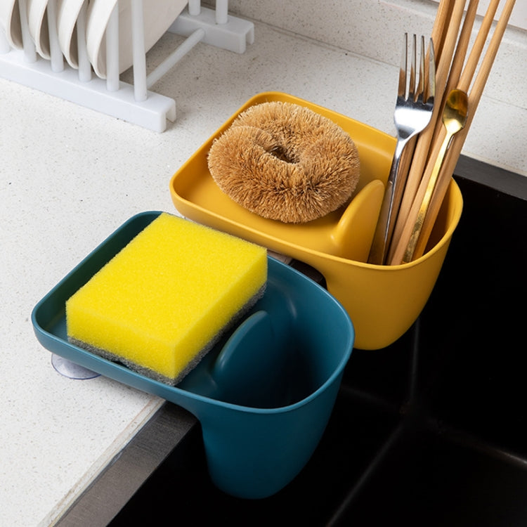 5 PCS Kitchen Sink Drain Storage Basket Suction Cup Shelf Kitchen Supplies
