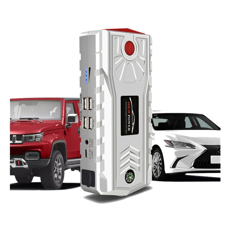 DADAOLONG Multifunctional Portable Car Emergency Starting Power Supply 12V Power Bank Car Backup Power Supply, CN Plug 21000mAh Standard Version + Pump