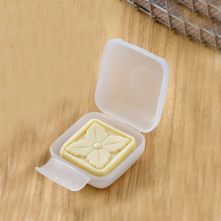10 PCS Travel Handmade Soap Dish Portable With Lid Lock Drain Seal Soap Dish, Size: Small