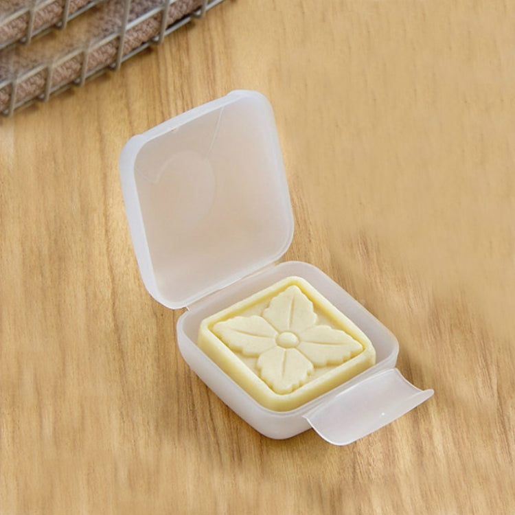 10 PCS Travel Handmade Soap Dish Portable With Lid Lock Drain Seal Soap Dish, Size: Small
