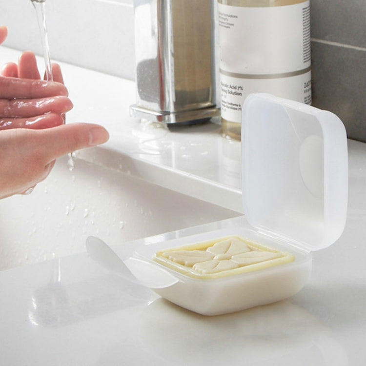 10 PCS Travel Handmade Soap Dish Portable With Lid Lock Drain Seal Soap Dish, Size: Large