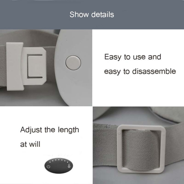 Intelligent Infrared Warming Uterus Treasure Belt Heating Vibration Massager,Random Color Delivery