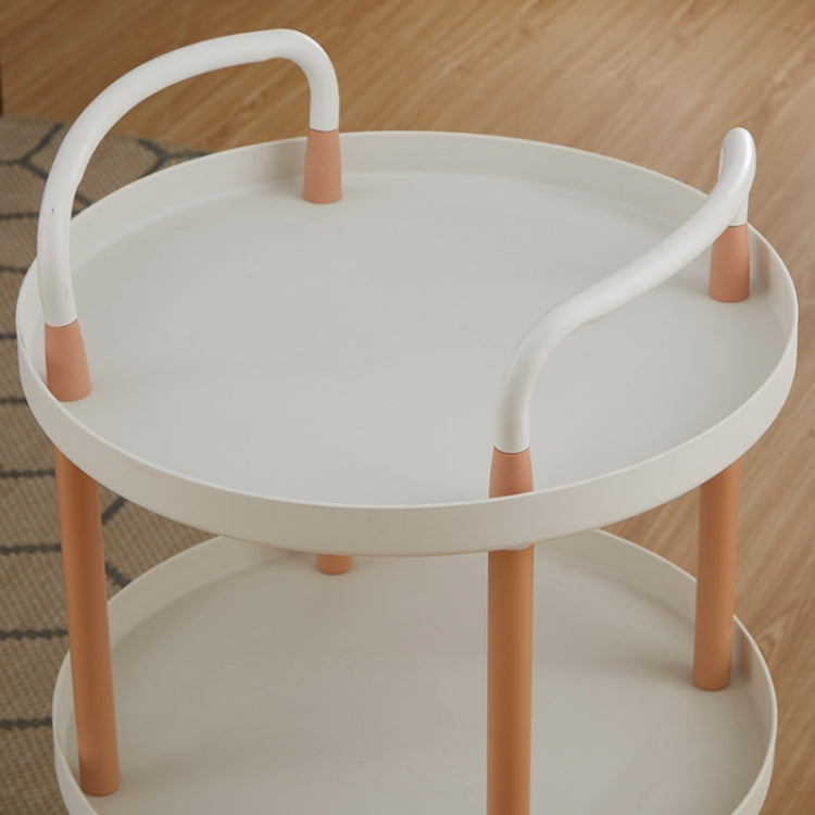 Luxury Movable Trolley Simple Kitchen Living Room Storage Tea Set Rack, Size:Three Layers