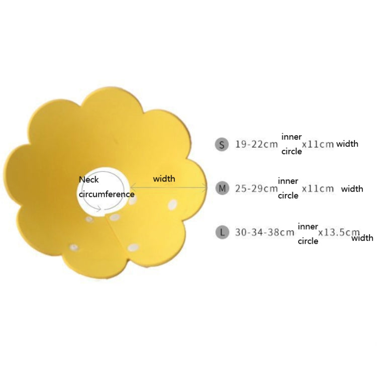 3 PCS Pet EVA Sponge Lick-proof Sterilization Collar, Size:M 22-27cm