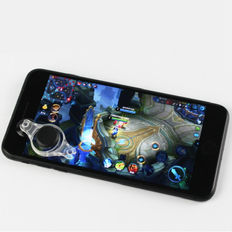 20 PCS Suction Cup Style Mobile Phone Games Joystick Artifact Hand Travel Button for Android / IOS Phones & Tablet PCs(White)