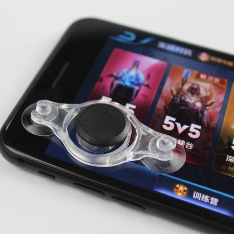 20 PCS Suction Cup Style Mobile Phone Games Joystick Artifact Hand Travel Button for Android / IOS Phones & Tablet PCs(White)