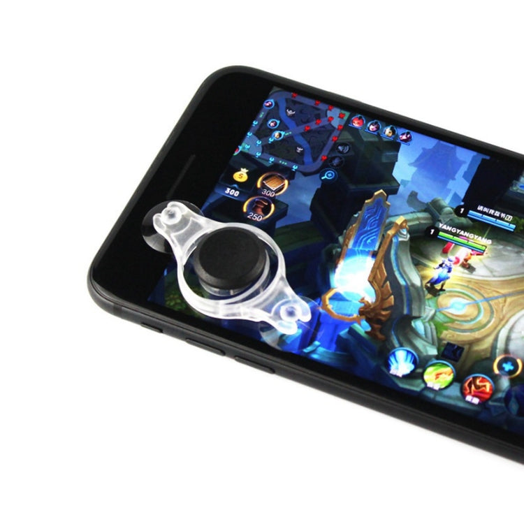 20 PCS Suction Cup Style Mobile Phone Games Joystick Artifact Hand Travel Button for Android / IOS Phones & Tablet PCs(White)